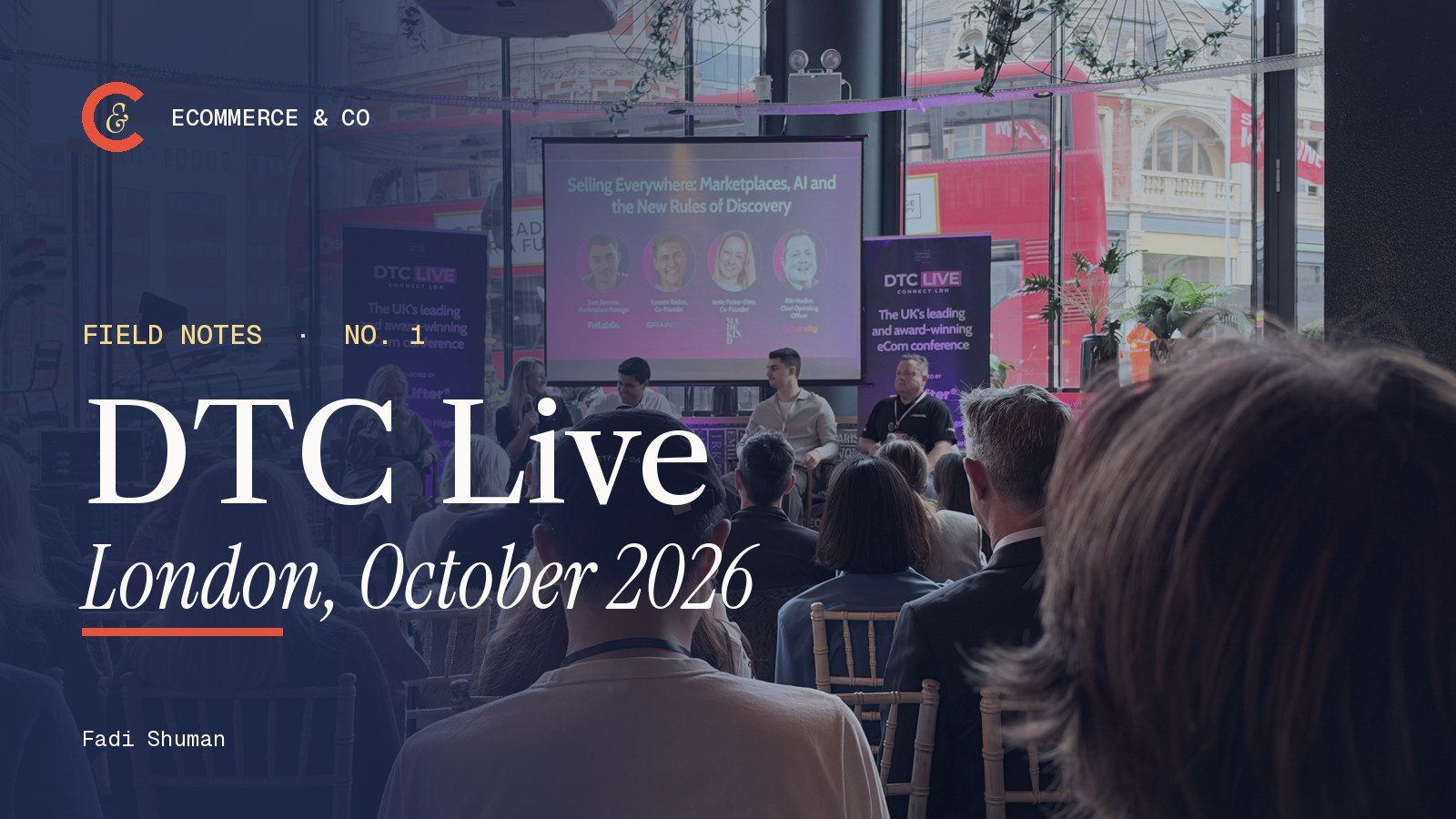 Field Notes No. 1, DTC Live, London